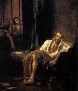 Eugene Delacroix Tasso in the Madhouse Sweden oil painting artist